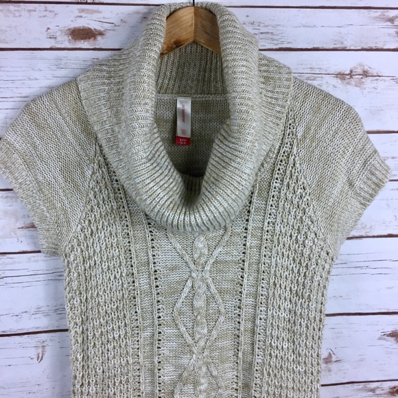 Neutral Marl Cowl Neck No Boundaries Sweater - Picture 2 of 8
